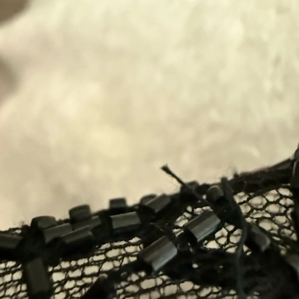 Dolce & Gabbana Sheer Lace Beaded Top Vintage Italy - Picture 12 of 13